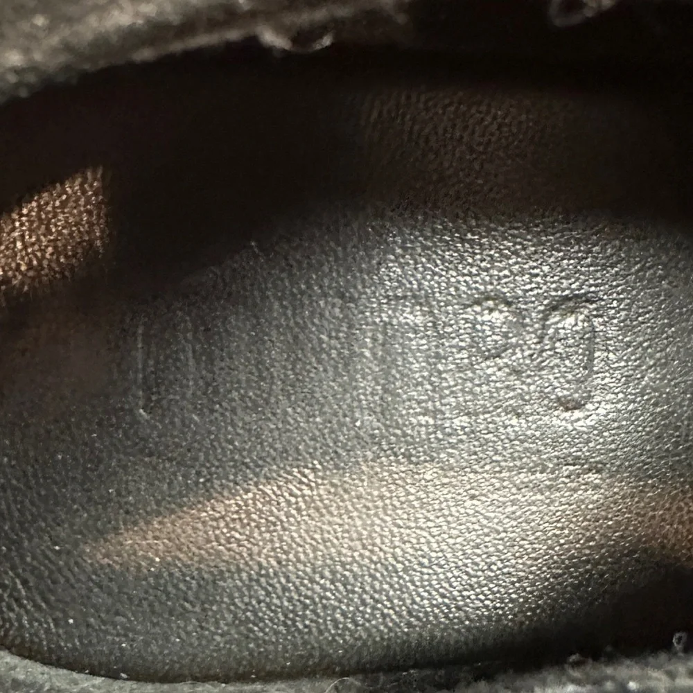 Munro American Peep Toe Black Suede Side Zip 2.25” Heels Women’s Sz 10M - Picture 12 of 15